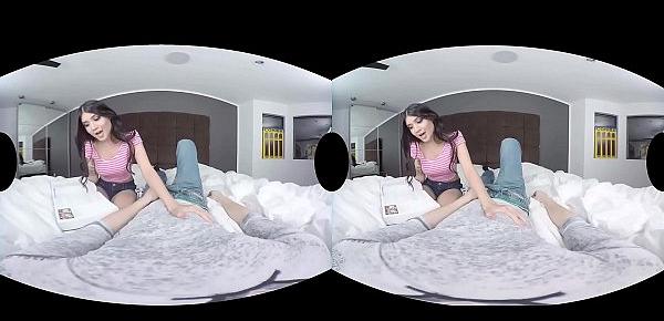  Brenna Sparks orgasms during interesting intercourse in VR